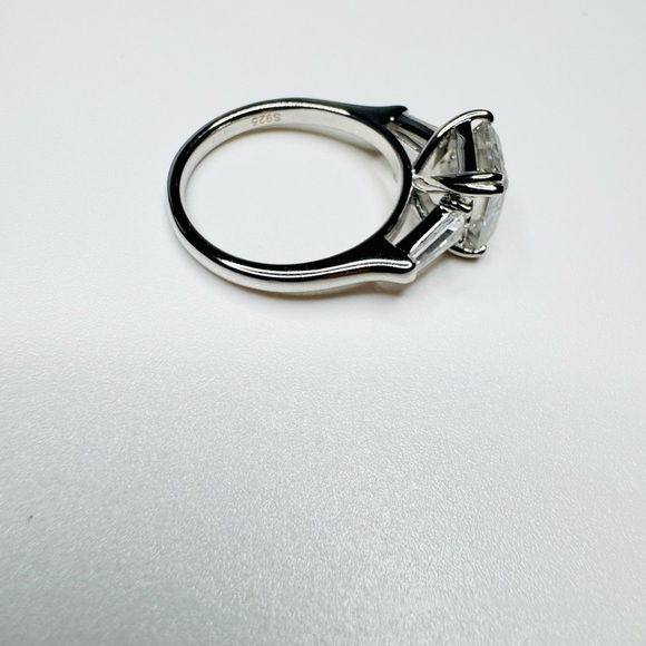 Blue Opal w/Simulated Stone on 18K Gold & Sterling Silver - Picture 5 of 6